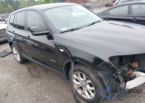 2013 BMW X3 xDrive28I из США, поврежденный, VIN 5UXWX9C56D0A29883